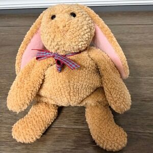 Vintage GUnd Rufus the Tan Sherpa Bunny Rabbit Plush